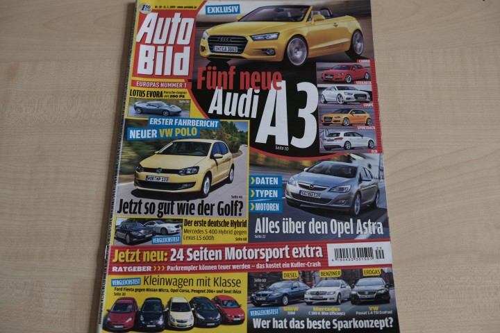 Deckblatt Auto Bild (20/2009)